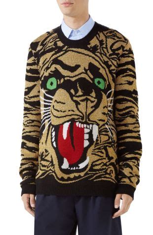 gucci christmas sweaters|gucci tiger sweater women.